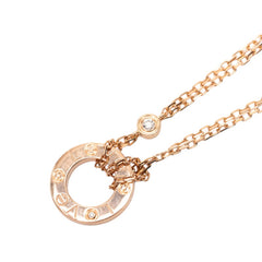 カルティエ ラブサークル 2Pダイヤ ブレスレット ダイヤモンド K18PG ピンクゴールド 750 レディース CARTIER 【中古】