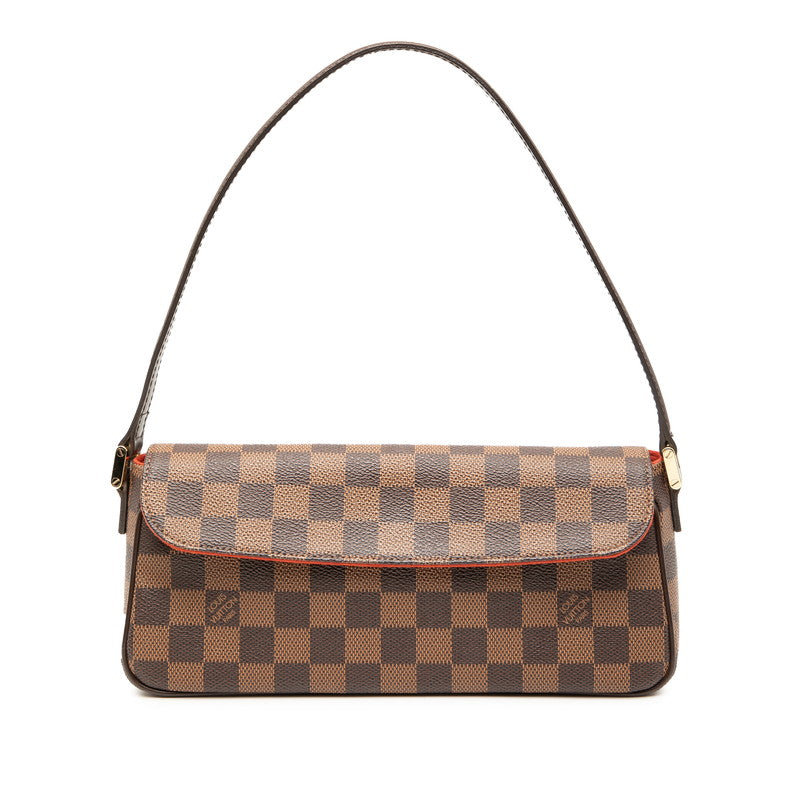 ルイ ヴィトン ダミエ レコレータ ワンショルダーバッグ ハンドバッグ N51299 ブラウン PVC レザー レディース LOUIS VUITTON 【中古】