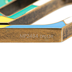 ルイ ヴィトン ビジューサック LVフラッグ バッグチャーム キーホルダー MP2484 ゴールド マルチカラー メッキ レディース LOUIS VUITTON 【中古】
