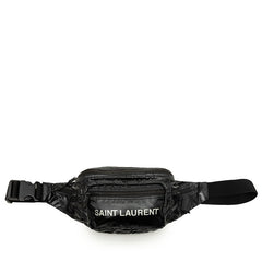 サンローラン NUXX ヌックス ウエストバッグ ボディバッグ ブラック ナイロン ポリアミド レディース SAINT LAURENT 【中古】