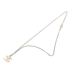 シャネル ココマーク ネックレス シルバー アイボリー メタル レディース CHANEL 【中古】