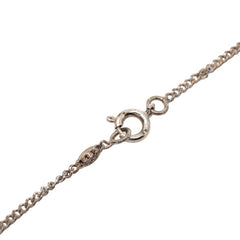 シャネル ココマーク ネックレス シルバー アイボリー メタル レディース CHANEL 【中古】