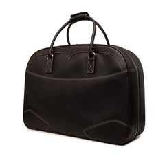 サルヴァトーレフェラガモ × マセラティ ボストンバッグ トラベルバッグ ブラウン レザー メンズ Salvatore Ferragamo 中古