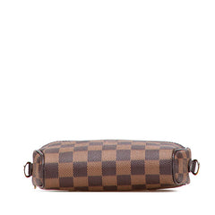 ルイ ヴィトン ダミエ イパネマ ショルダーバッグ ポーチ 2WAY N51296 ブラウン PVC レザー レディース LOUIS VUITTON 【中古】