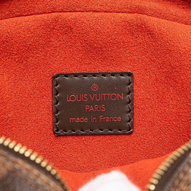 ルイ ヴィトン ダミエ イパネマ ショルダーバッグ ポーチ 2WAY N51296 ブラウン PVC レザー レディース LOUIS VUITTON 【中古】