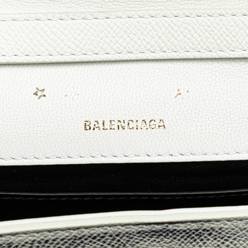 バレンシアガ ヴィル デイバッグ ショルダーバッグ 550639 ホワイト レザー レディース BALENCIAGA 【中古】