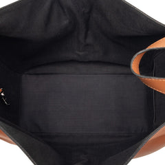 ロエベ アナグラム ハンモック スモール ハンドバッグ ショルダーバッグ 2WAY ブラウン レザー レディース LOEWE 【中古】