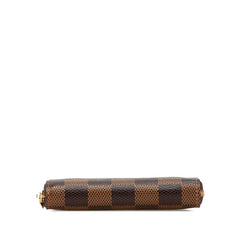 ルイ ヴィトン ダミエ ジッピー コイン パース コインケース 小銭入れ N63070 ブラウン PVC レディース LOUIS VUITTON 【中古】