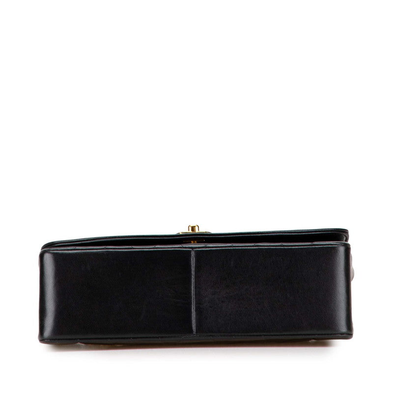 シャネル マトラッセ ダイアナ25 チェーン ショルダーバッグ ブラック ゴールド金具 ラムスキン レディース CHANEL 【中古】