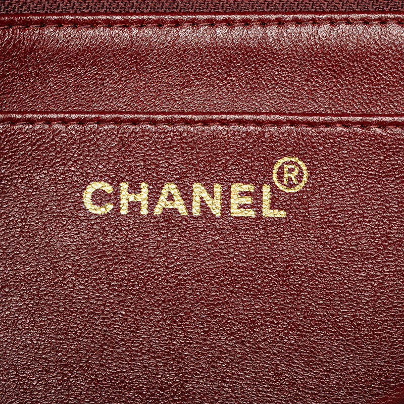 シャネル マトラッセ ダイアナ25 チェーン ショルダーバッグ ブラック ゴールド金具 ラムスキン レディース CHANEL 【中古】