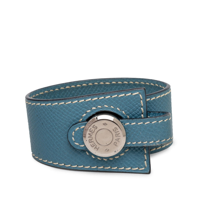エルメス セリエ ブレスレット ブルー ヴォーエプソン レディース HERMES 【中古】
