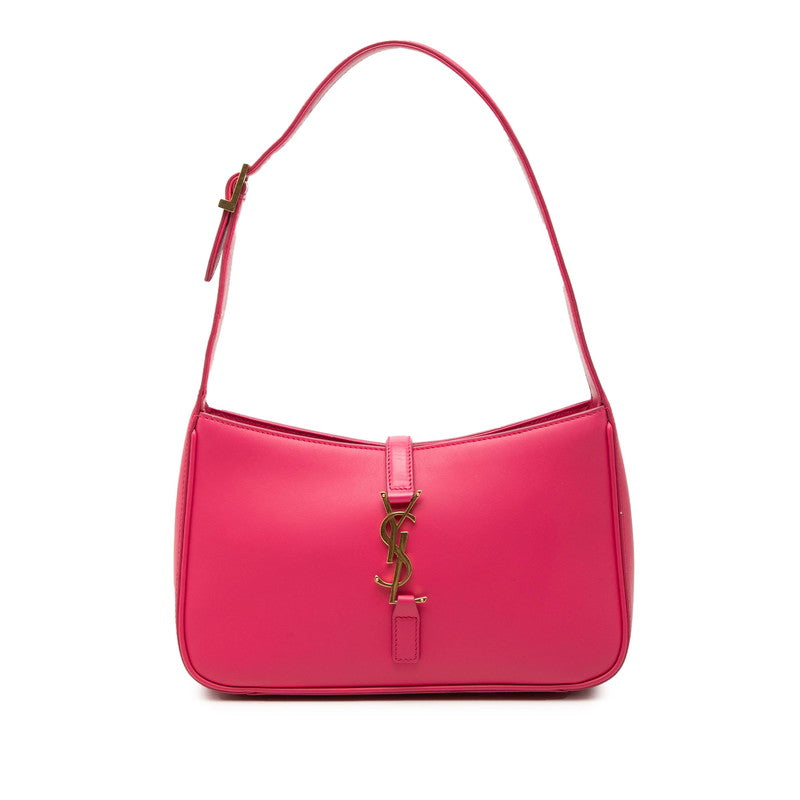 サンローラン ホーボー ハンドバッグ ショルダーバッグ ピンク レザー レディース SAINT LAURENT 【中古】