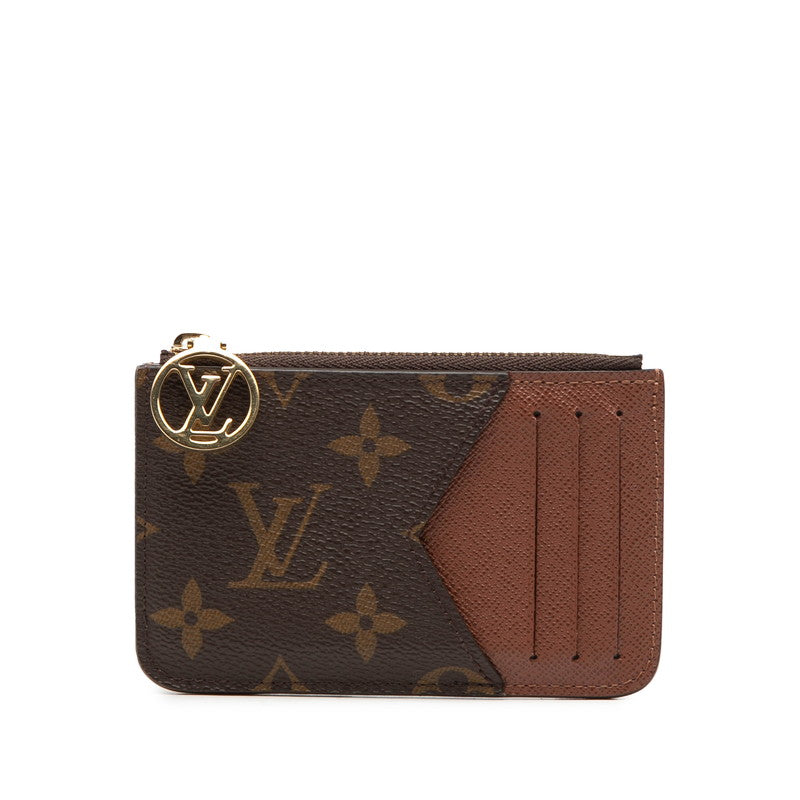 ルイ ヴィトン カードケース ポルト カルト ロミー コインケース フラグメントケース M81880 ブラウン PVC レディース LOUIS VUITTON 【中古】