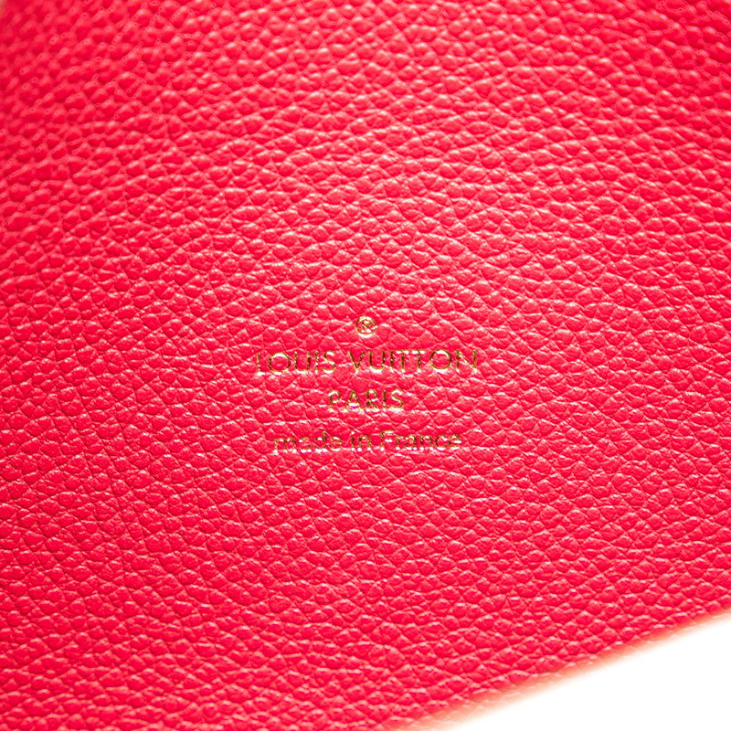 ルイ ヴィトン ポシェット リヴェットGM ポーチ M61477 ガレ ベージュ レザー レディース LOUIS VUITTON 【中古】