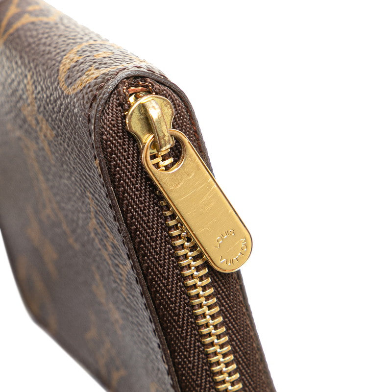 ルイ ヴィトン モノグラム ジッピー コインパース コインケース 小銭入れ M60067 ブラウン PVC レザー レディース LOUIS VUITTON 【中古】