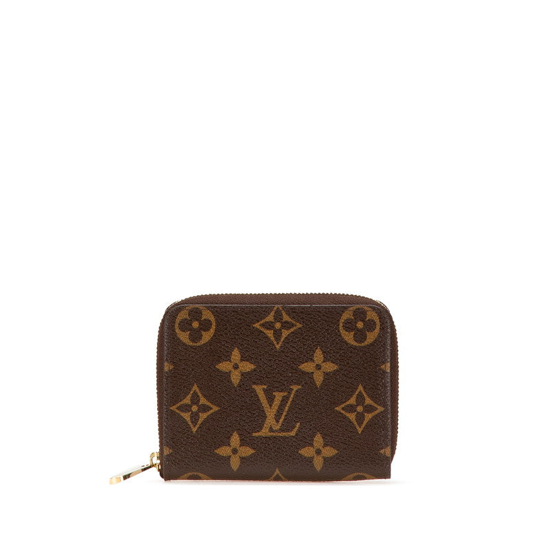 ルイ ヴィトン モノグラム ジッピー コインパース コインケース 小銭入れ M60067 ブラウン PVC レザー レディース LOUIS VUITTON 【中古】