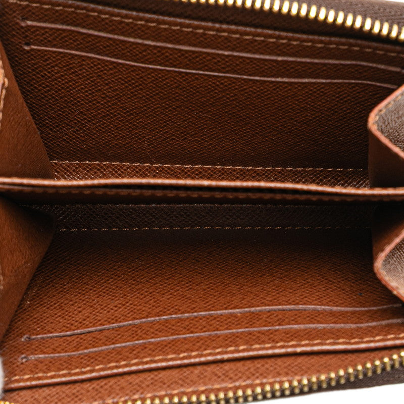 ルイ ヴィトン モノグラム ジッピー コインパース コインケース 小銭入れ M60067 ブラウン PVC レザー レディース LOUIS VUITTON 【中古】