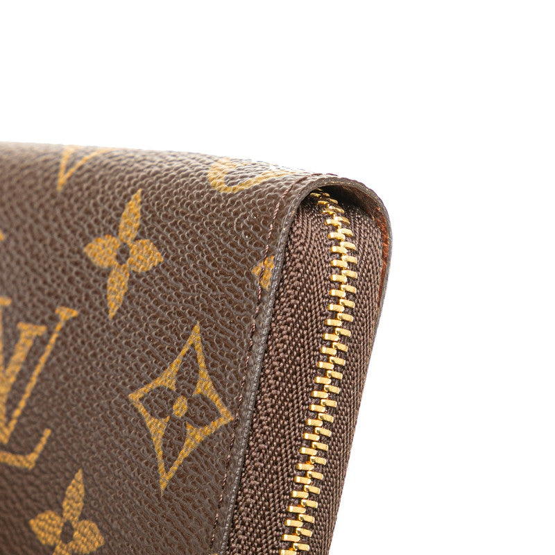 ルイ ヴィトン モノグラム ジッピー コインパース コインケース 小銭入れ M60067 ブラウン PVC レザー レディース LOUIS VUITTON 【中古】