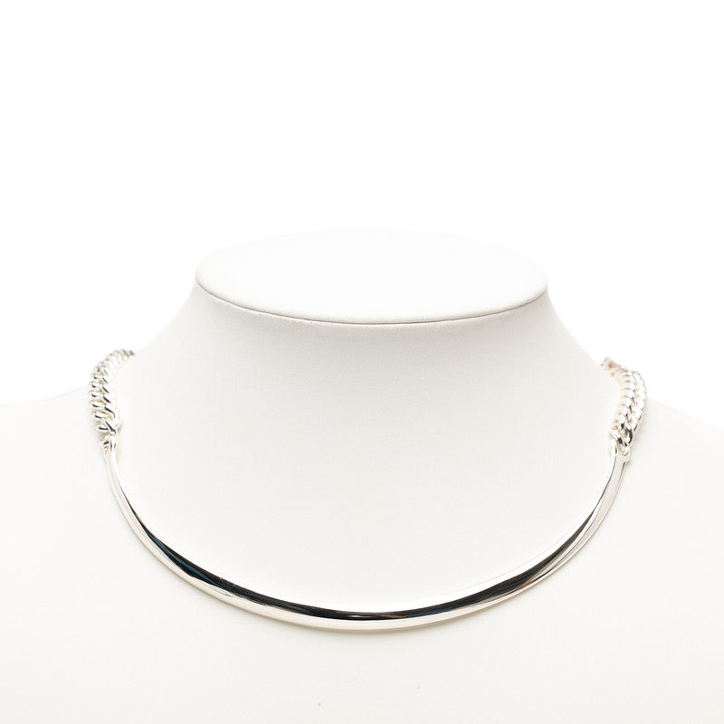 エルメス ブックルセリエ アンフレクシブル ネックレス サイズ46 SV925 シルバー レディース HERMES 【中古】