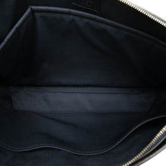 ルイ ヴィトン アントン ブリーフケース ビジネスバッグ ショルダーバッグ 2WAY M33417 ネイビー タイガレザー メンズ LOUIS VUITTON 中古