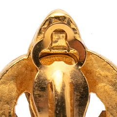 シャネル ヴィンテージ ココマーク ハート イヤリング ゴールド メッキ レディース CHANEL 【中古】