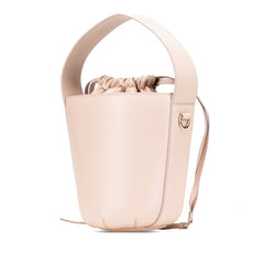 クロエ センスバケットバッグ ハンドバッグ ショルダーバッグ 2WAY ピンクベージュ レザー レディース Chloe 【中古】