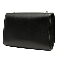 サンローラン ケイト スモール YSLロゴ チェーン ショルダーバッグ 469390BOW0N1000 ブラック シルバー レザー レディース SAINT LAURENT 【中古】
