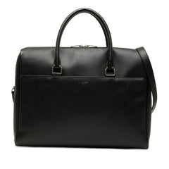 サンローラン ロゴ ショルダーバッグ ハンドバッグ 2WAY 556999 ブラック レザー レディース SAINT LAURENT 【中古】