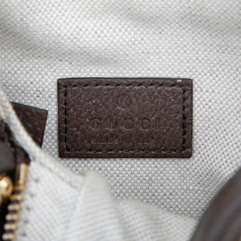 グッチ ジャンボGG ハンドバッグ ショルダーバッグ 2WAY 696072 ベージュ ブラウン キャンバス レザー レディース GUCCI 【中古】