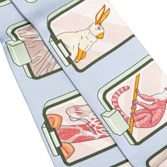 エルメス ツイリー HERMES STORY エルメス ストーリー スカーフ ブルー グレー マルチカラー シルク レディース HERMES 【中古】