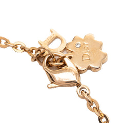 ディオール ハート モチーフ ブレスレット ゴールド メッキ ラインストーン レディース Dior 【中古】