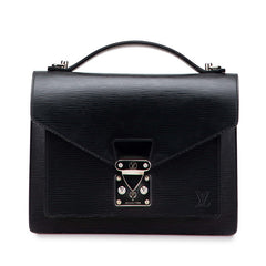 ルイ ヴィトン エピ モンソー ハンドバッグ M52792 ノワール ブラック レザー レディース LOUIS VUITTON 【中古】