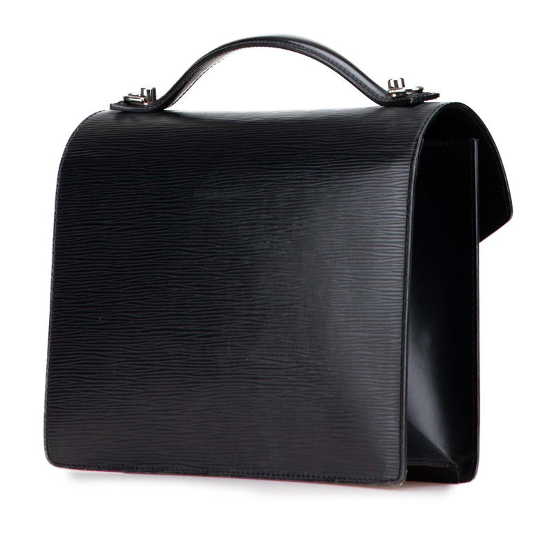 ルイ ヴィトン エピ モンソー ハンドバッグ M52792 ノワール ブラック レザー レディース LOUIS VUITTON 【中古】