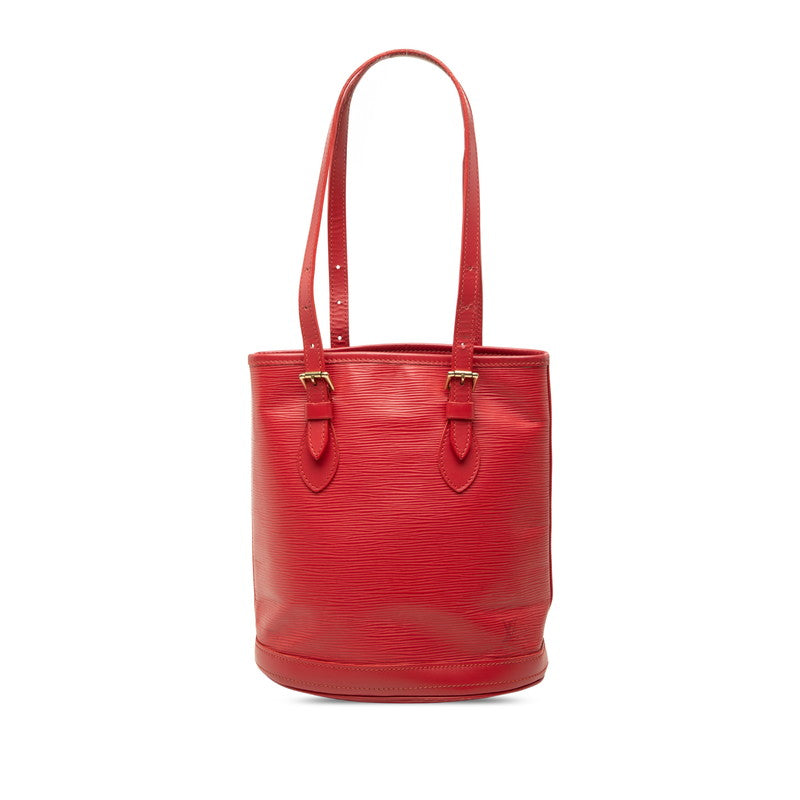 ルイ ヴィトン エピ バケットPM トートバッグ ショルダーバッグ M5899E ルージュ レッド レザー レディース LOUIS VUITTON 中古