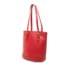 ルイ ヴィトン エピ バケットPM トートバッグ ショルダーバッグ M5899E ルージュ レッド レザー レディース LOUIS VUITTON 中古