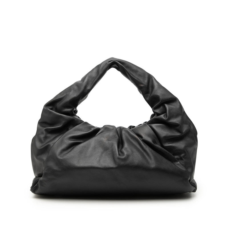 ボッテガヴェネタ ザ ショルダーポーチ ハンドバッグ ブラック レザー レディース BOTTEGAVENETA 【中古】