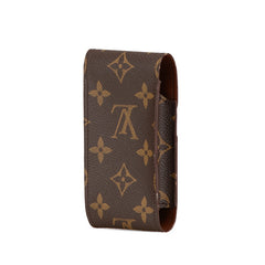 ルイ ヴィトン モノグラム エテュイ シガレット シガレットケース M63024 ブラウン PVC レザー レディース LOUIS VUITTON 【中古】
