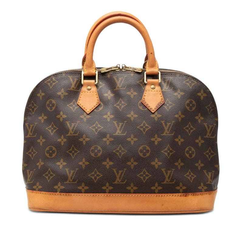 ルイ ヴィトン モノグラム アルマPM ハンドバッグ M51130 ブラウン PVC レザー レディース LOUIS VUITTON 【中古】
