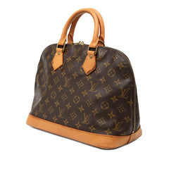 ルイ ヴィトン モノグラム アルマPM ハンドバッグ M51130 ブラウン PVC レザー レディース LOUIS VUITTON 【中古】