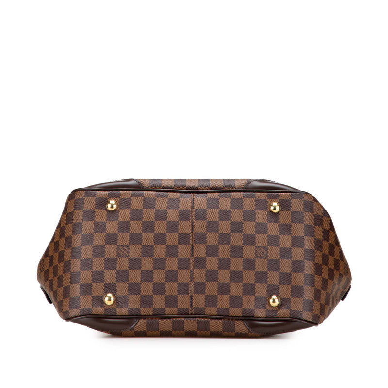 ルイ ヴィトン ダミエ ヴェローナGM ショルダーバッグ トートバッグ N41119 ブラウン PVC レザー レディース LOUIS VUITTON 【中古】