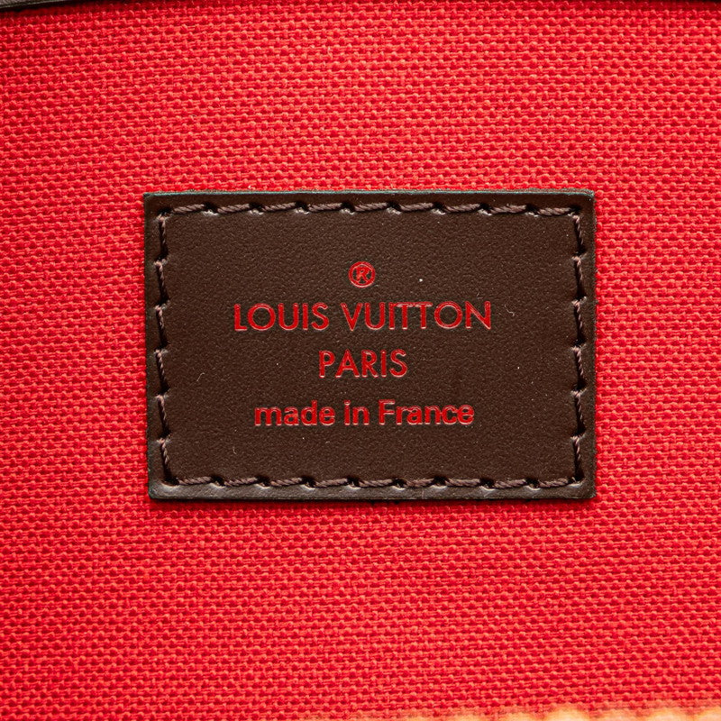 ルイ ヴィトン ダミエ ヴェローナGM ショルダーバッグ トートバッグ N41119 ブラウン PVC レザー レディース LOUIS VUITTON 【中古】