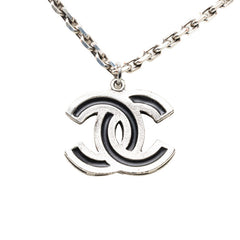 シャネル ココマーク チェーン ペンダント ネックレス シルバー メタル レディース CHANEL 【中古】