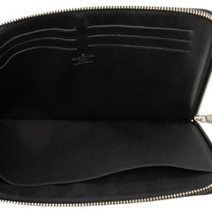 ルイ ヴィトン ダミエグラフィット ポシェットジュールPM クラッチバッグ N63278 グレー PVC メンズ LOUIS VUITTON 中古
