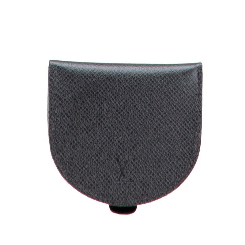 ルイ ヴィトン タイガ ポルト モネ キュヴェット コインケース M64422 アルドワーズ ブラック レザー レディース LOUIS VUITTON 【中古】