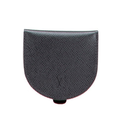 ルイ ヴィトン タイガ ポルト モネ キュヴェット コインケース M64422 アルドワーズ ブラック レザー レディース LOUIS VUITTON 【中古】