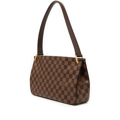 ルイ ヴィトン ダミエ オーバーニュ ワンショルダーバッグ ハンドバッグ N51129 ブラウン PVC レザー レディース LOUIS VUITTON 【中古】