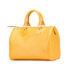ルイ ヴィトン エピ スピーディ25 ハンドバッグ ミニボストンバッグ M43019 タッシリイエロー レザー レディース LOUIS VUITTON 【中古】