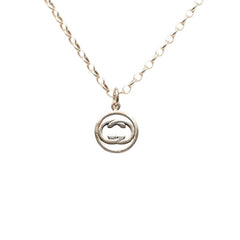 グッチ ドッピアG GGロゴ チェーン ペンダント ネックレス 147749 SV925 シルバー レディース GUCCI 【中古】