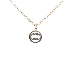 グッチ ドッピアG GGロゴ チェーン ペンダント ネックレス 147749 SV925 シルバー レディース GUCCI 【中古】