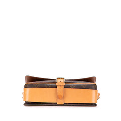 ルイ ヴィトン モノグラム カルトシエールGM 斜め掛け ショルダーバッグ M51252 ブラウン PVC レザー レディース LOUIS VUITTON 【中古】